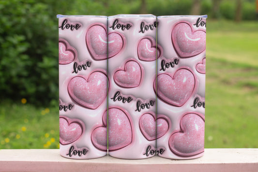 Valentine Love Stainless Steel Vacuum Insulated Tumbler