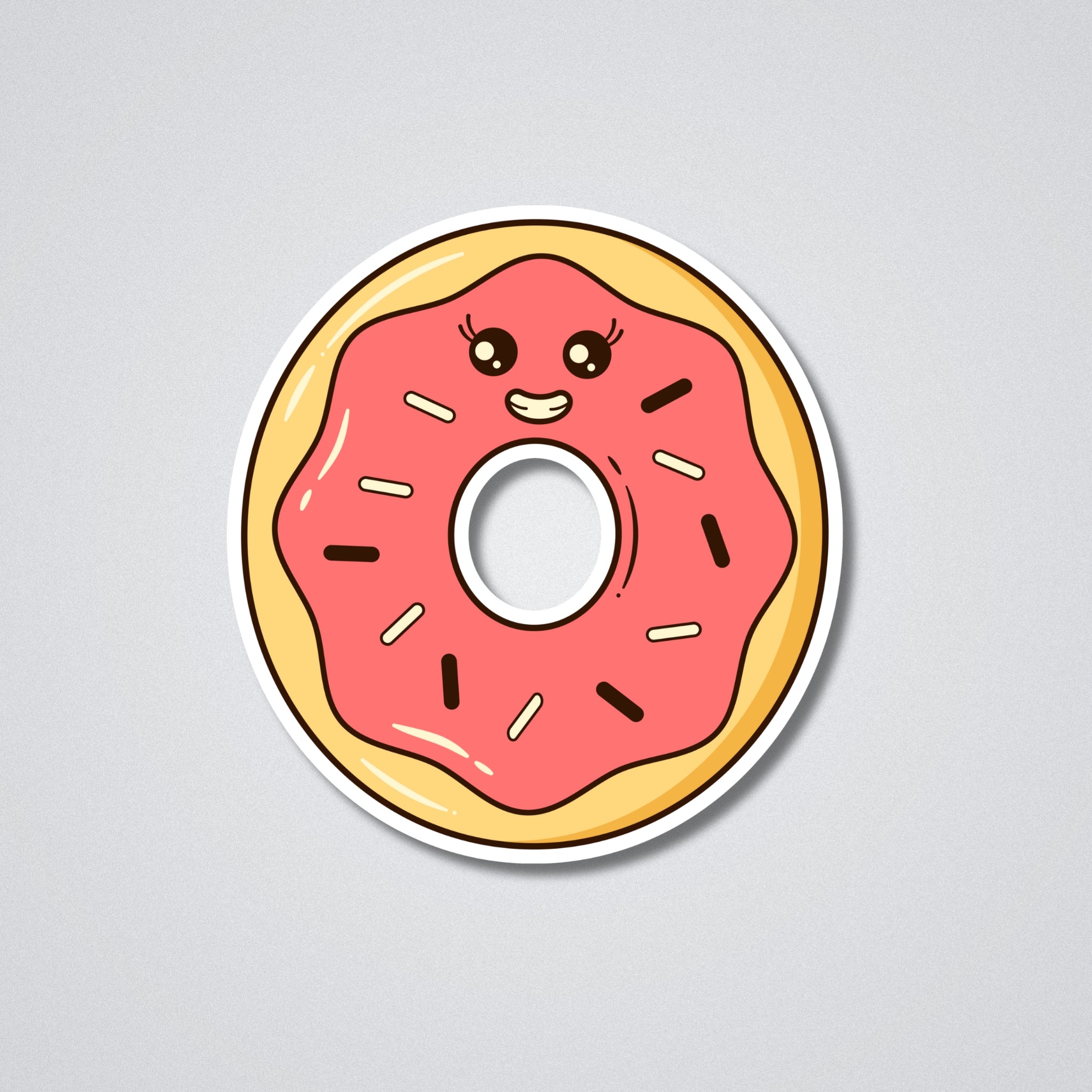 Donuts Vinyl Waterproof Sticker