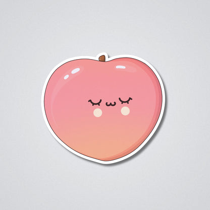 Peachy Vinyl Waterproof Sticker