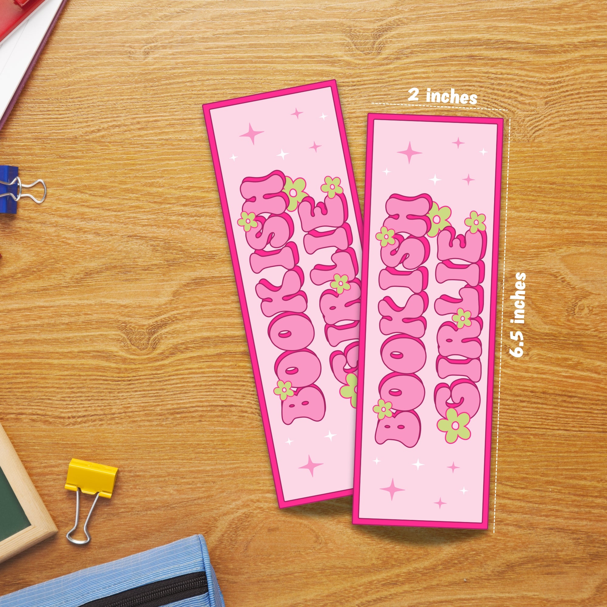 Bookish Girlie Laminated Bookmark