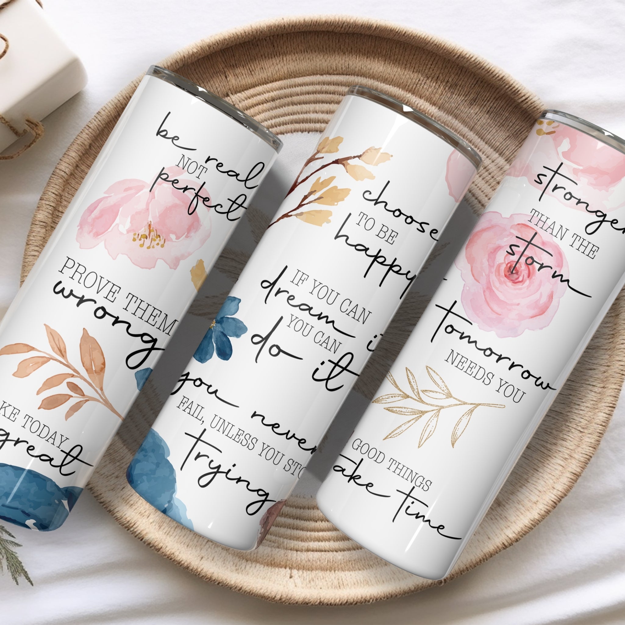 Self Love Affirmation Stainless Steel Vacuum Insulated Tumbler