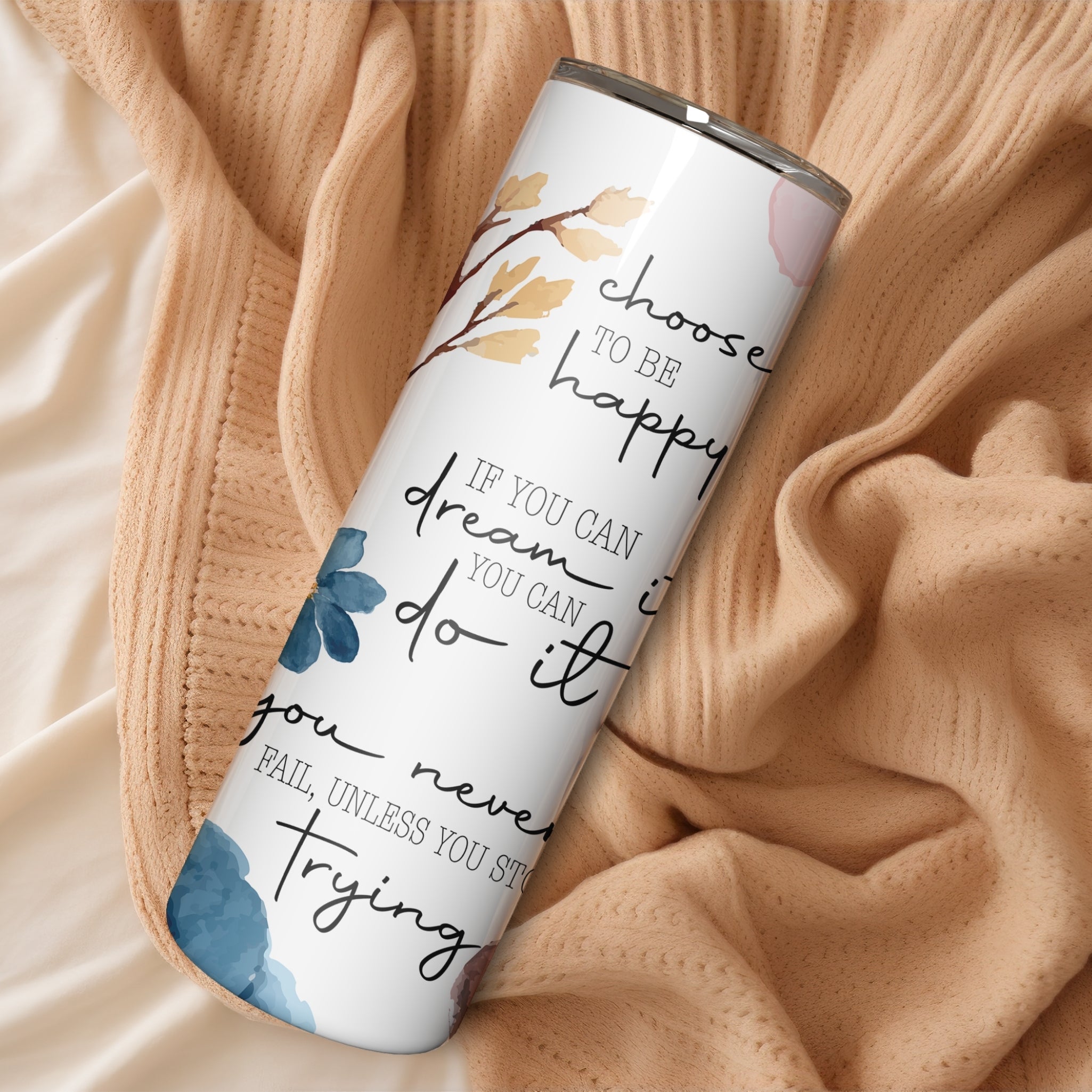 Self Love Affirmation Stainless Steel Vacuum Insulated Tumbler