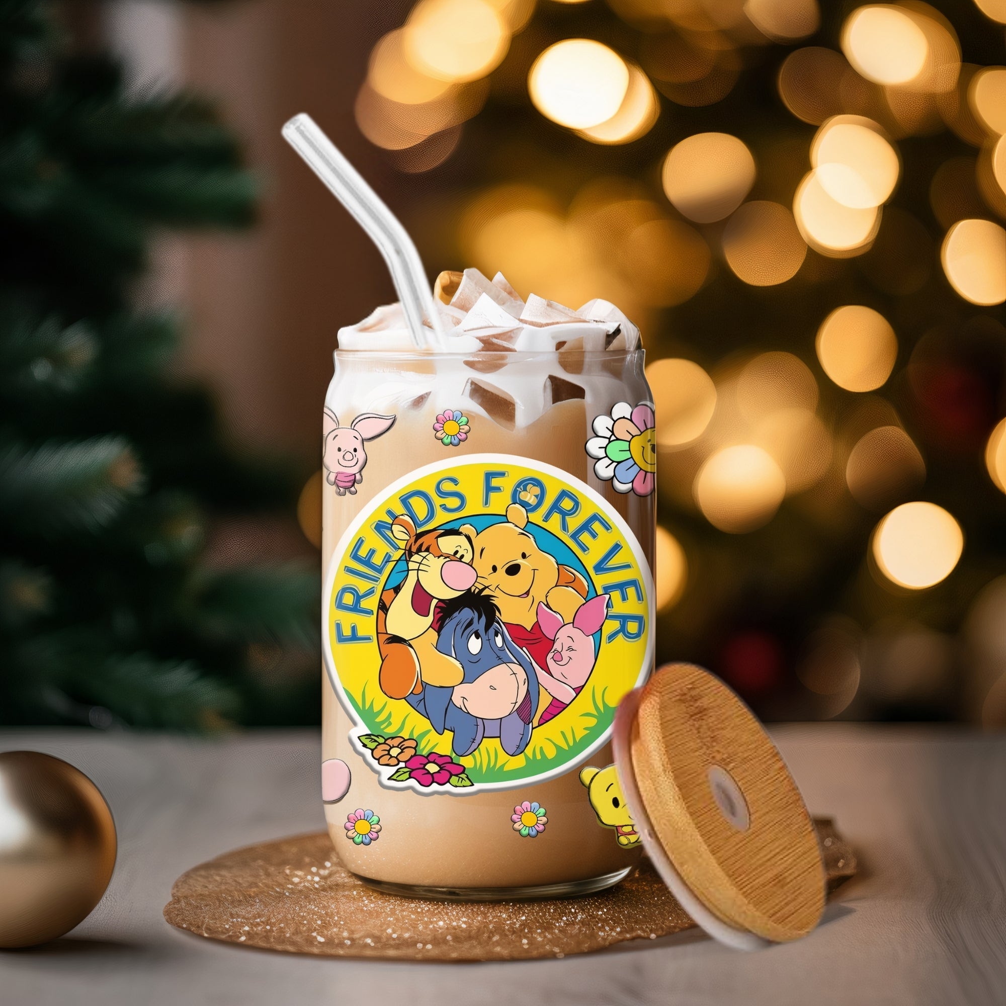 Winnie The Pooh - Glass Tumbler