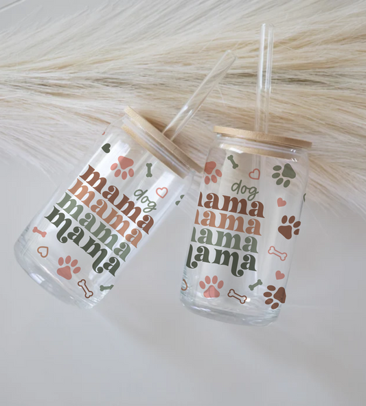 Dog Mama - Glass Tumbler