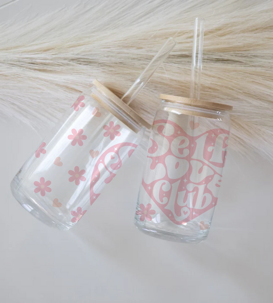 Self Love Club - Glass Tumbler