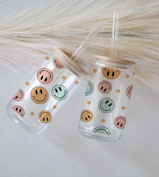 Smiley - Glass Tumbler