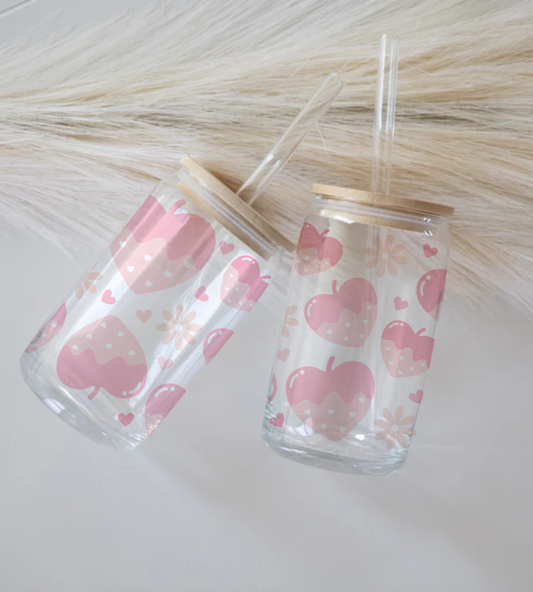 Heart Candies - Glass Tumbler