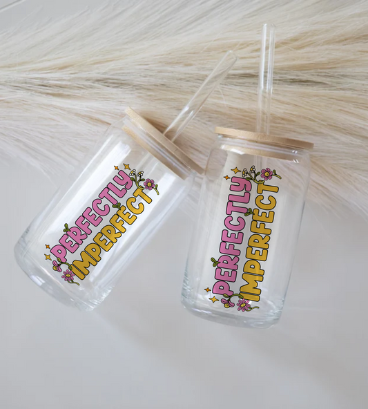 Imperfectly Perfect - Glass Tumbler