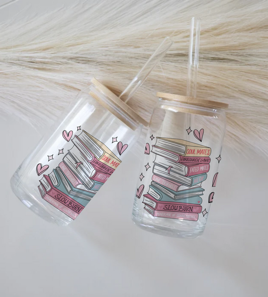 Bookish - Glass Tumbler
