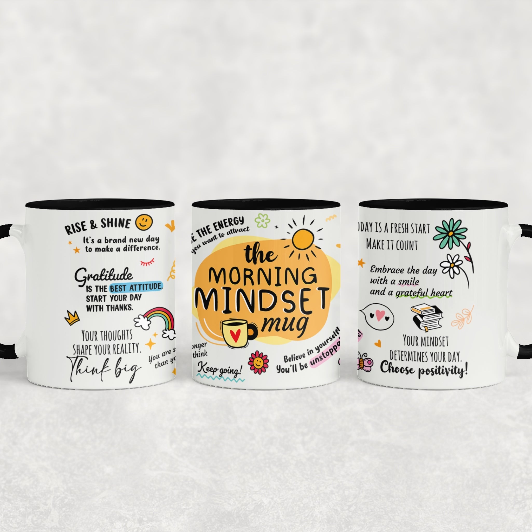 The Morning Mindset Love Ceramic Mug