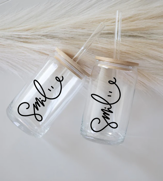 Smile - Glass Tumbler