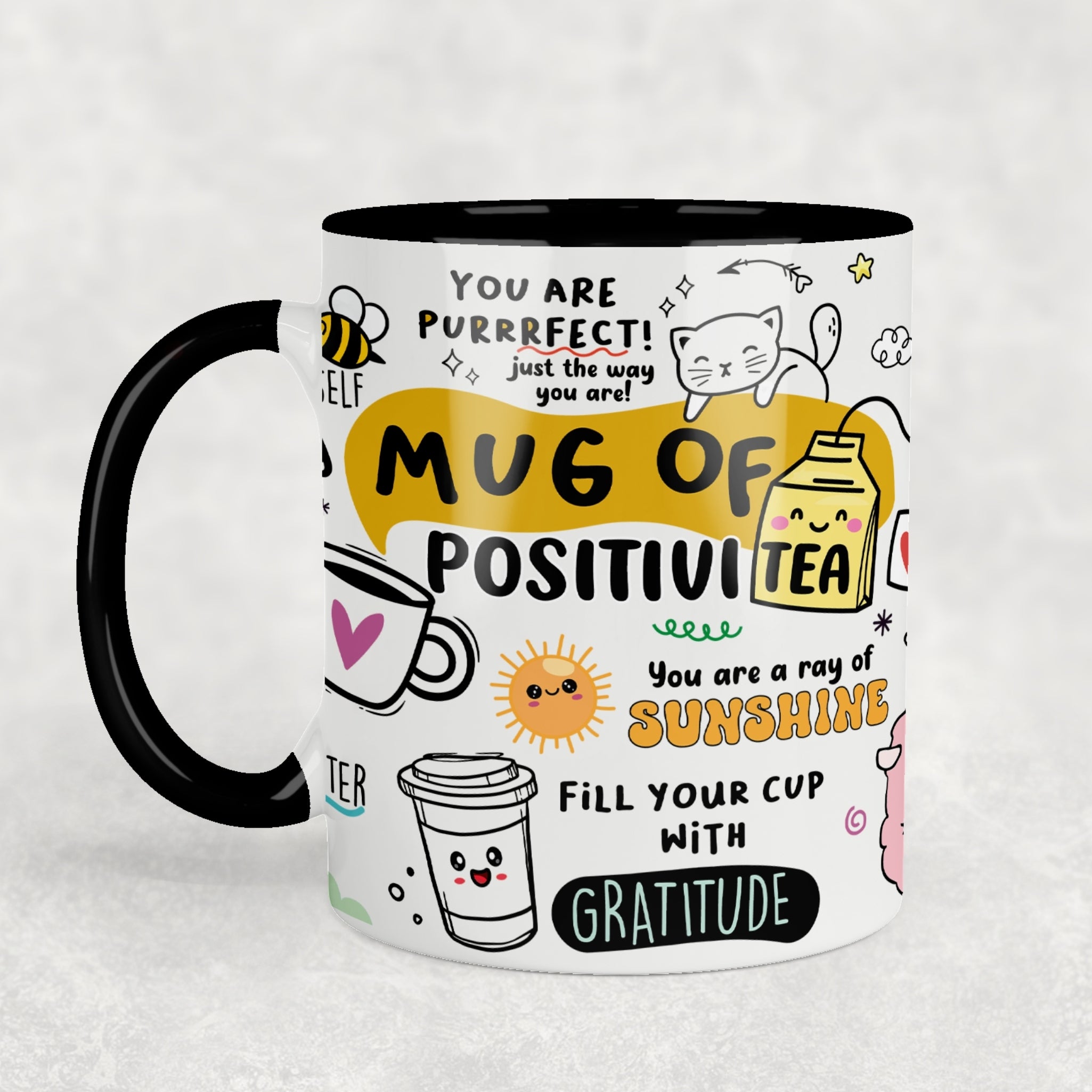 Mug Of Positivitea Ceramic Mug
