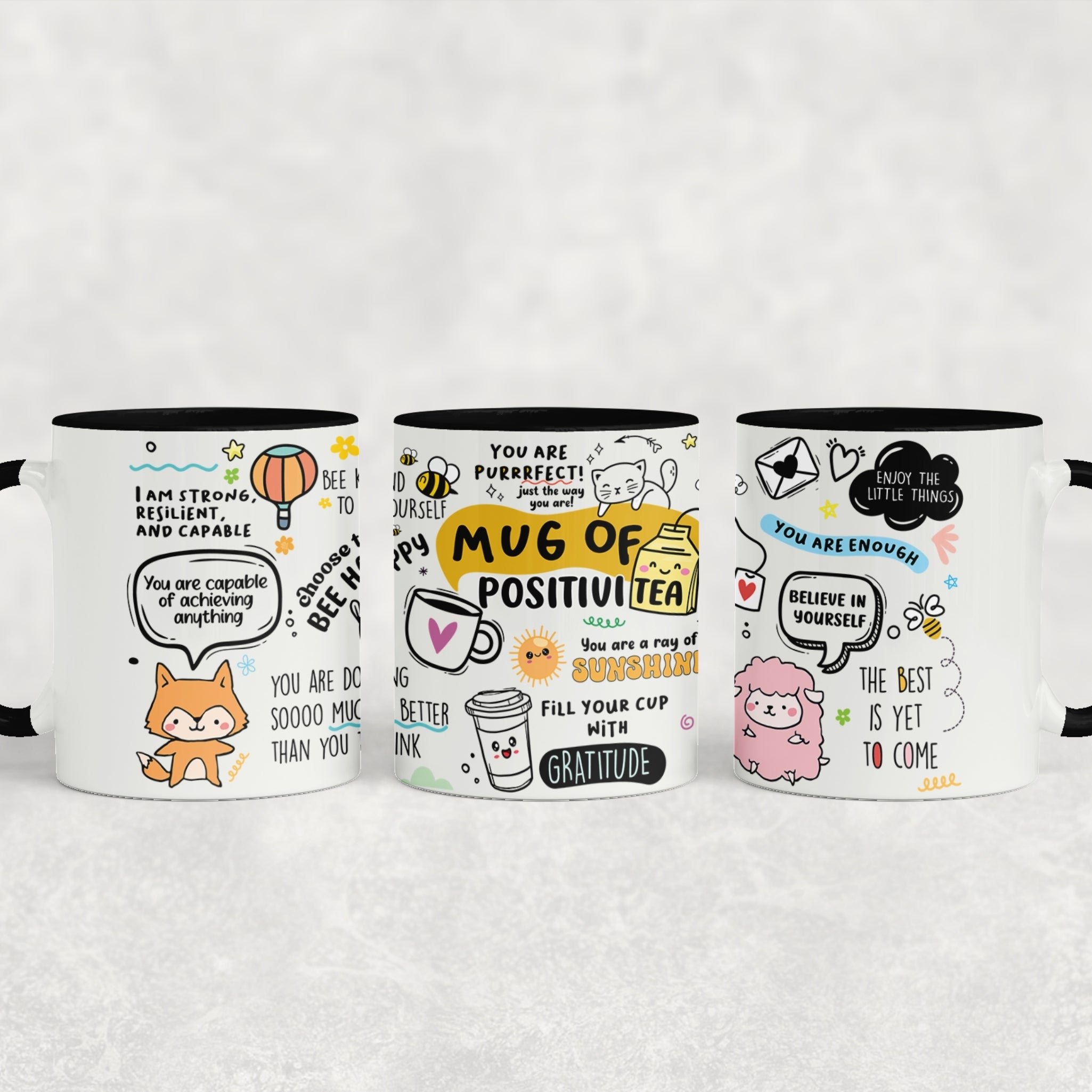 Mug Of Positivitea Ceramic Mug