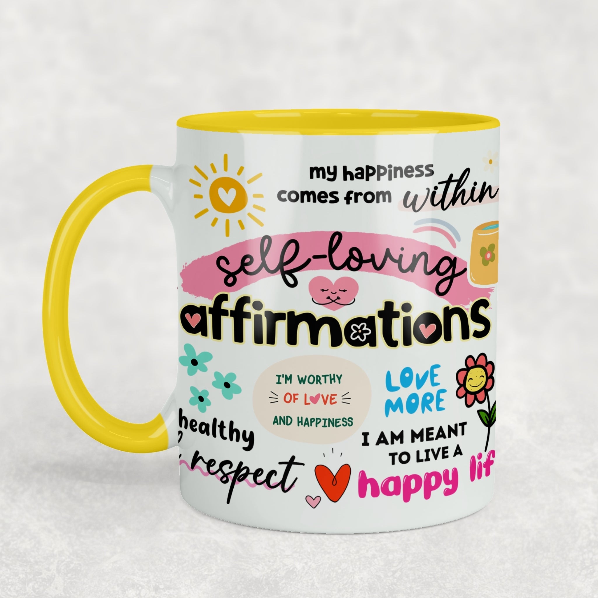 Self Loving Affirmations Ceramic Mug