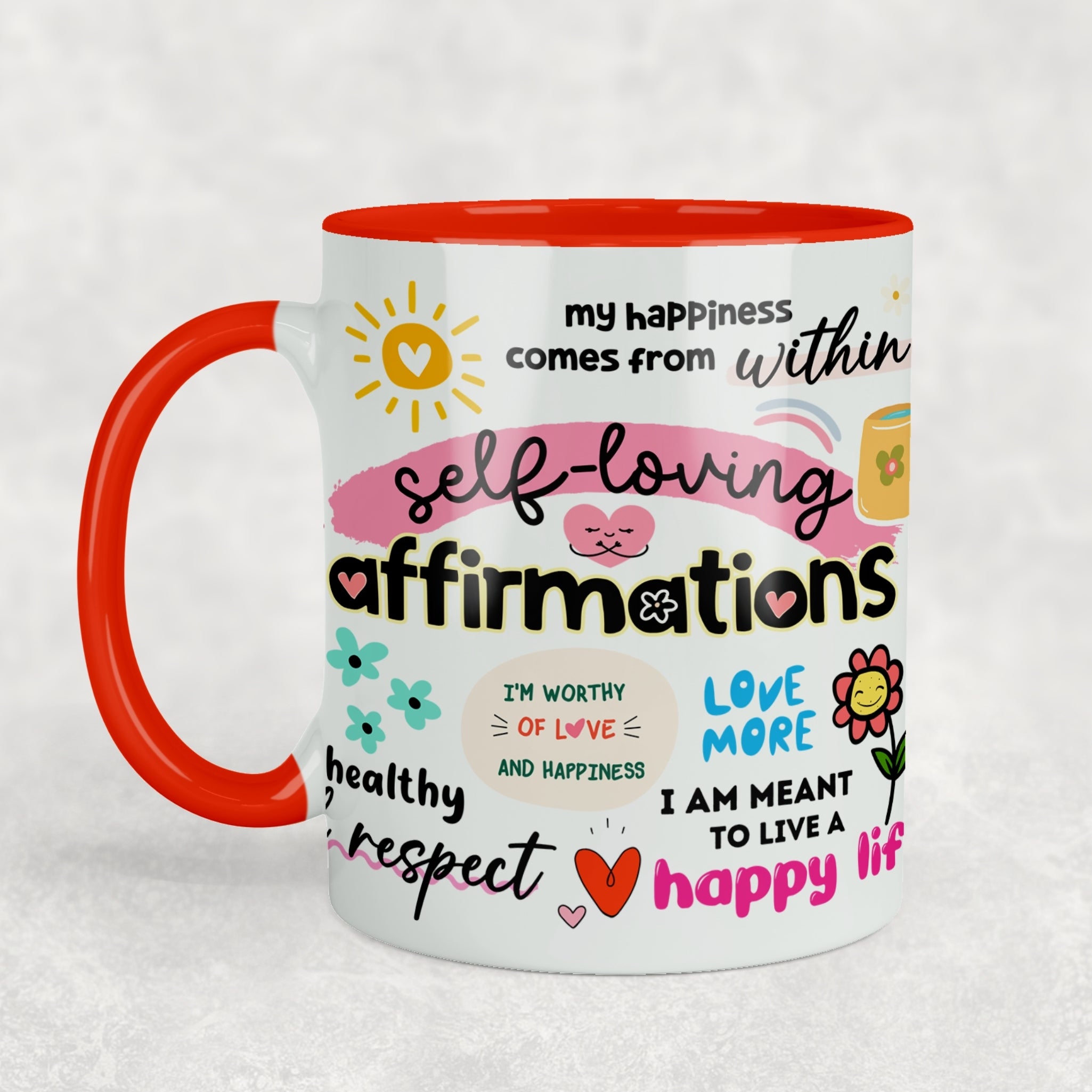 Self Loving Affirmations Ceramic Mug