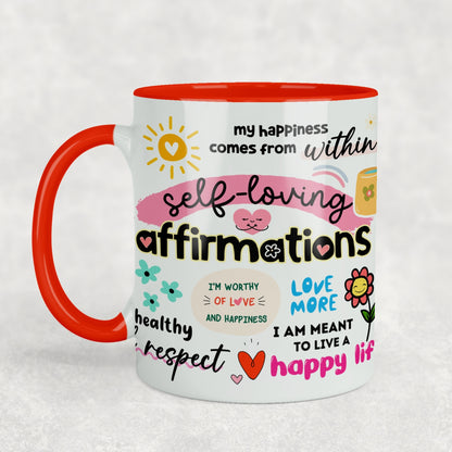 Self Loving Affirmations Ceramic Mug