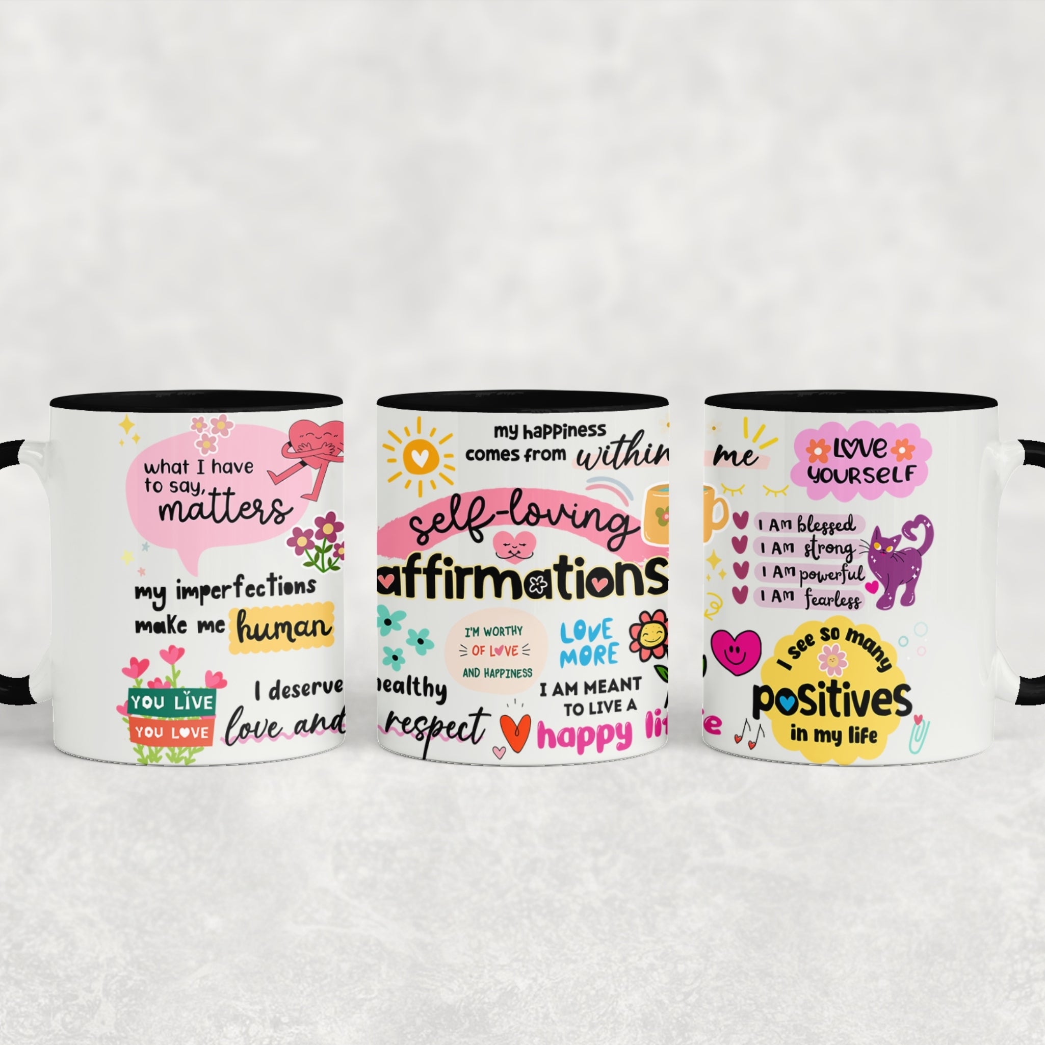 Self Loving Affirmations Ceramic Mug