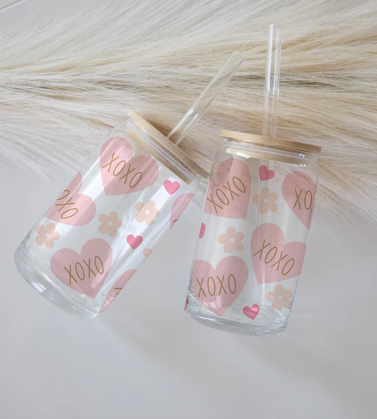 XOXO - Glass Tumbler